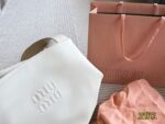 Miu Miu Tote Runway-Inspired Leather Tote With Dual Straps For Effortless Style - Image 2