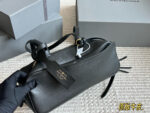 Balenciaga Bowling Series Calfskin Double-Handle Curved Shoulder Bag - Image 6