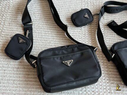 Prada New Camera Bag Imported Nylon, Minimalist Texture, Large Capacity