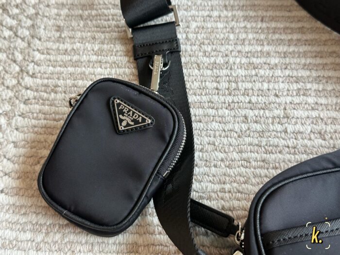 Prada New Camera Bag Imported Nylon, Minimalist Texture, Large Capacity - Image 2