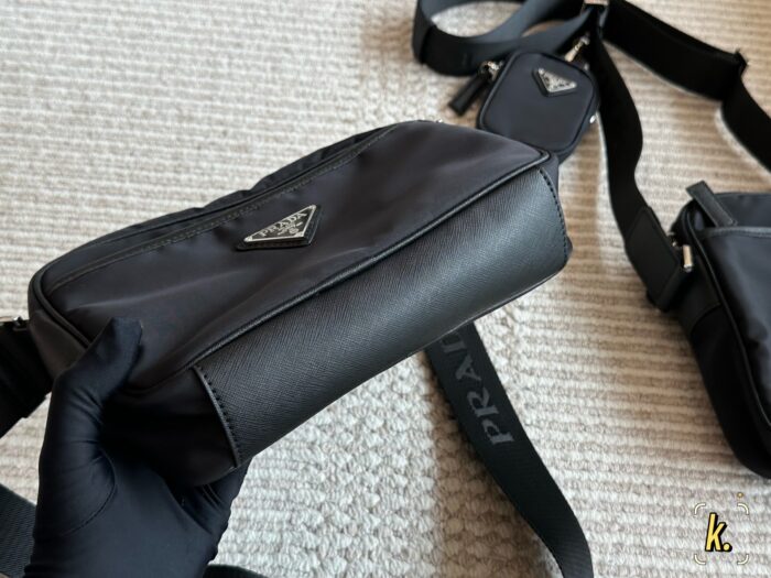 Prada New Camera Bag Imported Nylon, Minimalist Texture, Large Capacity - Image 4
