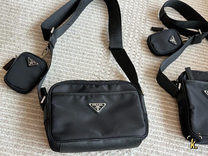 Prada New Camera Bag Imported Nylon, Minimalist Texture, Large Capacity - Image 6