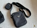 Prada New Camera Bag Minimalist Texture Large Capacity, Portable Imported Nylon, Wear-Resistant