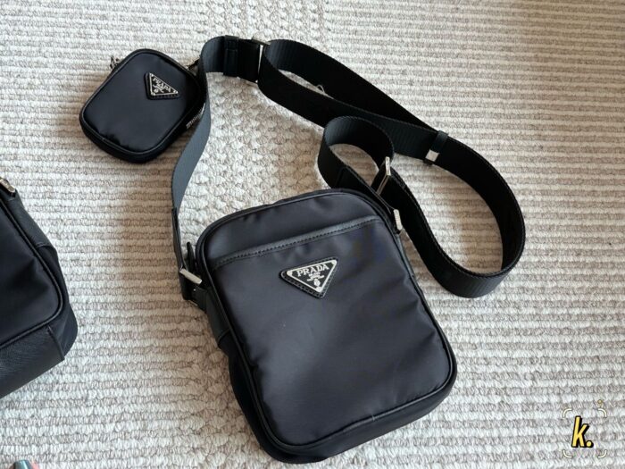 Prada New Camera Bag Minimalist Texture Large Capacity, Portable Imported Nylon, Wear-Resistant - Image 1