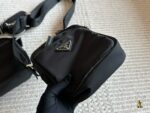Prada New Camera Bag Minimalist Texture Large Capacity, Portable Imported Nylon, Wear-Resistant - Image 7