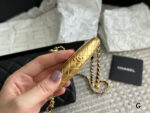Chanel Square Flap Handbag In Calfskin Leather With Exquisite Handle Design - Image 6