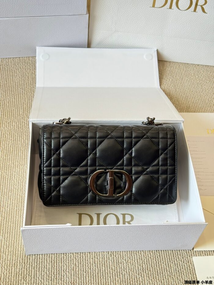 Dior Caro Chain Series Lambskin Quilted Chain Bag Multiple Carrying Options | Generous Capacity - Image 2