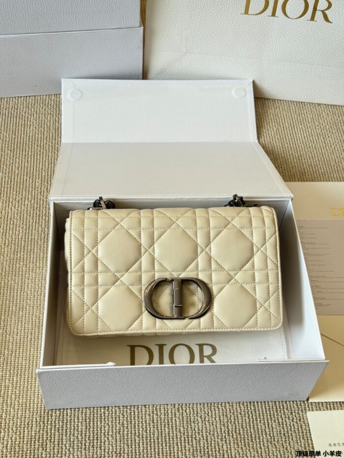 Dior Caro Chain Series Lambskin Quilted Chain Bag Multiple Carrying Options | Generous Capacity - Image 3