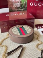 Gucci Ophidia Disc Bag Replica Edition Cowhide Chain Bag Vintage Hardware Exquisite - Image 7