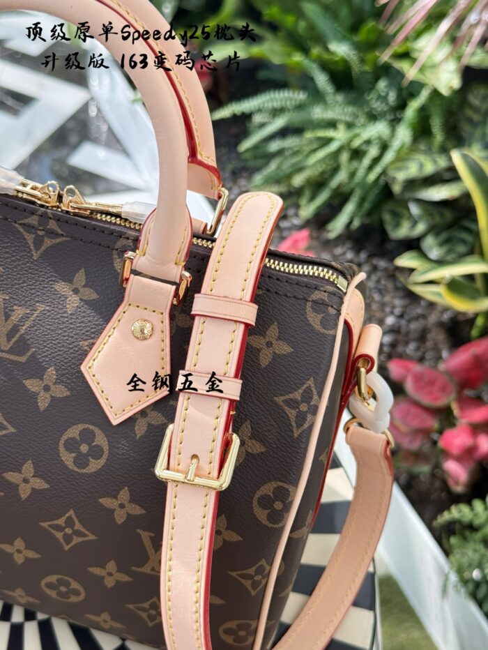 Louis Vuitton Speedy 25 Classic Monogram Adjustable Strap Practical Handbag/Shoulder Bag - Image 2