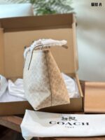 Coach City Tote Bag - Magnetic Clasp Upgrade Lightweight, Spacious, Minimalist Yet Distinctive, Superb Texture - Image 6