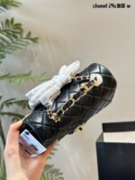 Chanel Handle Mini Cf Metal Handle Clutch Bag With Shoulder Strap And Vintage Chain - Image 2