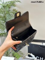 Chanel Handle Mini Cf Metal Handle Clutch Bag With Shoulder Strap And Vintage Chain - Image 7