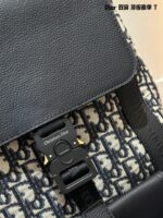 Dior Autumn 2024 Menswear Collection Oblique Jacquard Saddle Backpack: Practical, Striking, Elegant - Image 5