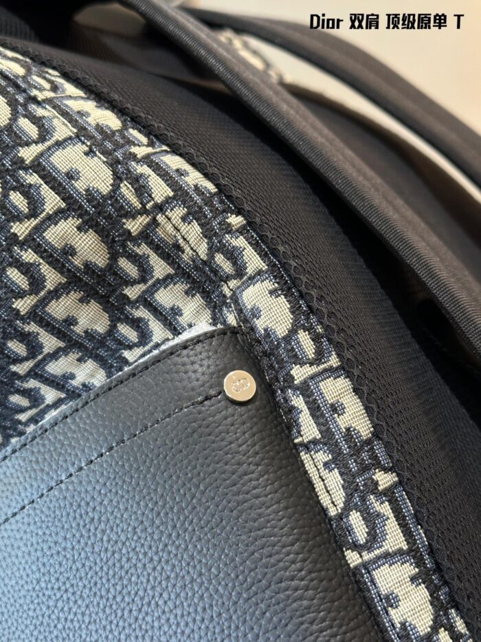 Dior Autumn 2024 Menswear Collection Oblique Jacquard Saddle Backpack: Practical, Striking, Elegant - Image 8