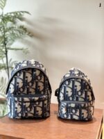 Dior Oblique New Backpack Vintage Monogram Wide Webbing Backpack Unisex - Image 2