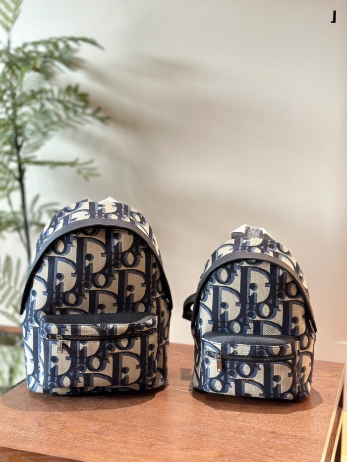 Dior Oblique New Backpack Vintage Monogram Wide Webbing Backpack Unisex - Image 2