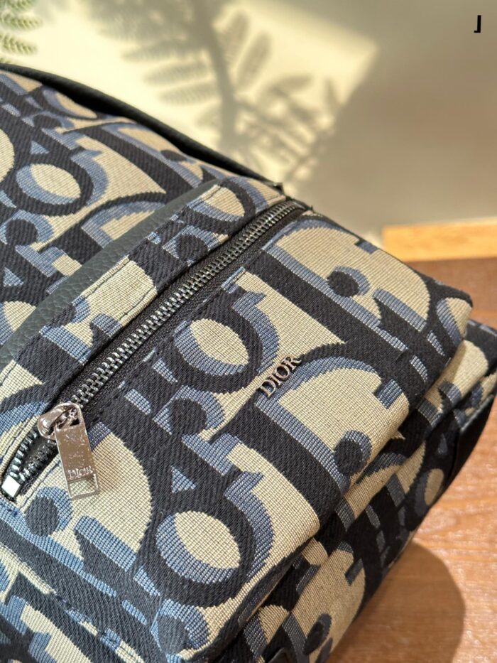 Dior Oblique New Backpack Vintage Monogram Wide Webbing Backpack Unisex - Image 8
