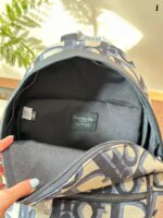 Dior Oblique New Backpack Vintage Monogram Wide Webbing Backpack Unisex - Image 9
