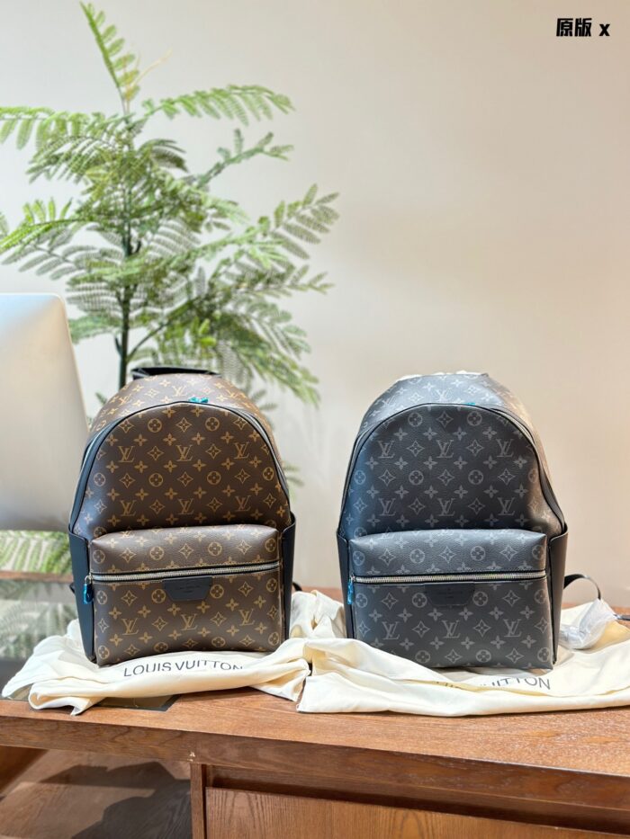 Louis Vuitton New Classic Backpack Letter Design Large Capacity Lightweight - Image 1