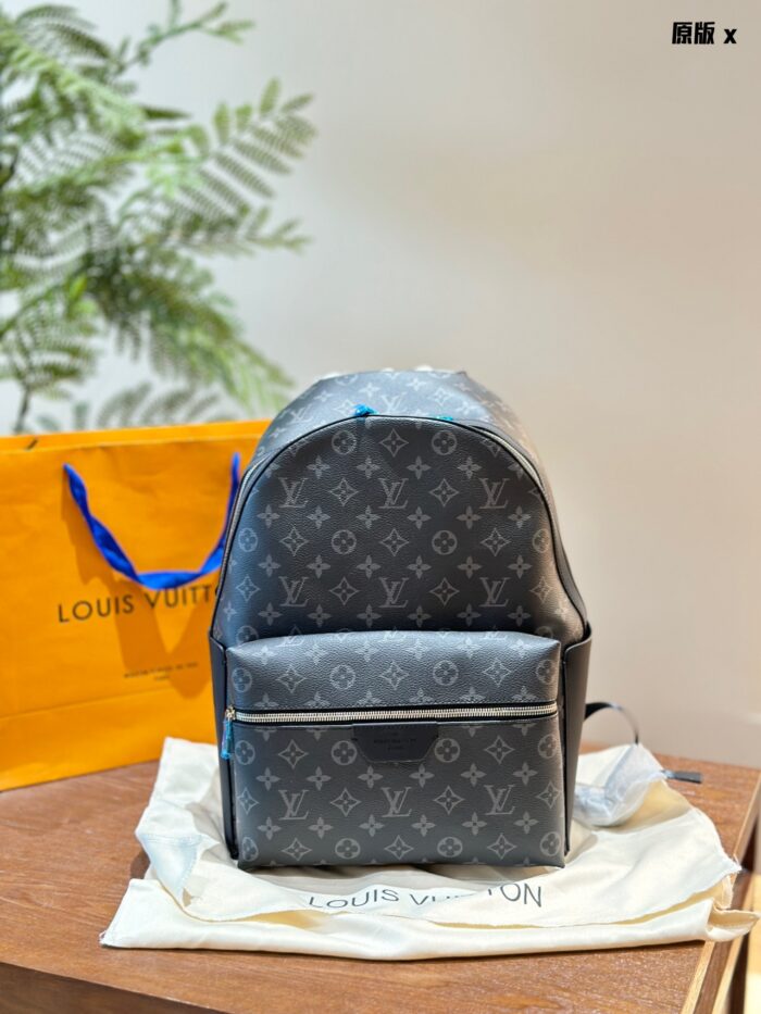 Louis Vuitton New Classic Backpack Letter Design Large Capacity Lightweight - Image 3