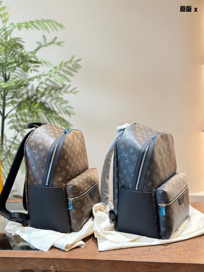 Louis Vuitton New Classic Backpack Letter Design Large Capacity Lightweight - Image 5