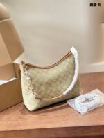 Coach Laurel Series Latte-Coloured Shoulder Bag Spacious Yet Lightweight Includes Accessories Packaged In Aeroplane-Shaped Box - Image 4