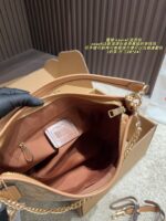 Coach Laurel Vintage Print Brown & Black Crossbody Bag With Chain Pendant - Handheld/Crossbody Commuter Bag - Image 9