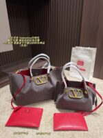 Valentino Tote Bag Distinctive Silhouette Multiple Colour Options Superb Texture Essential Fashion Piece - Image 12