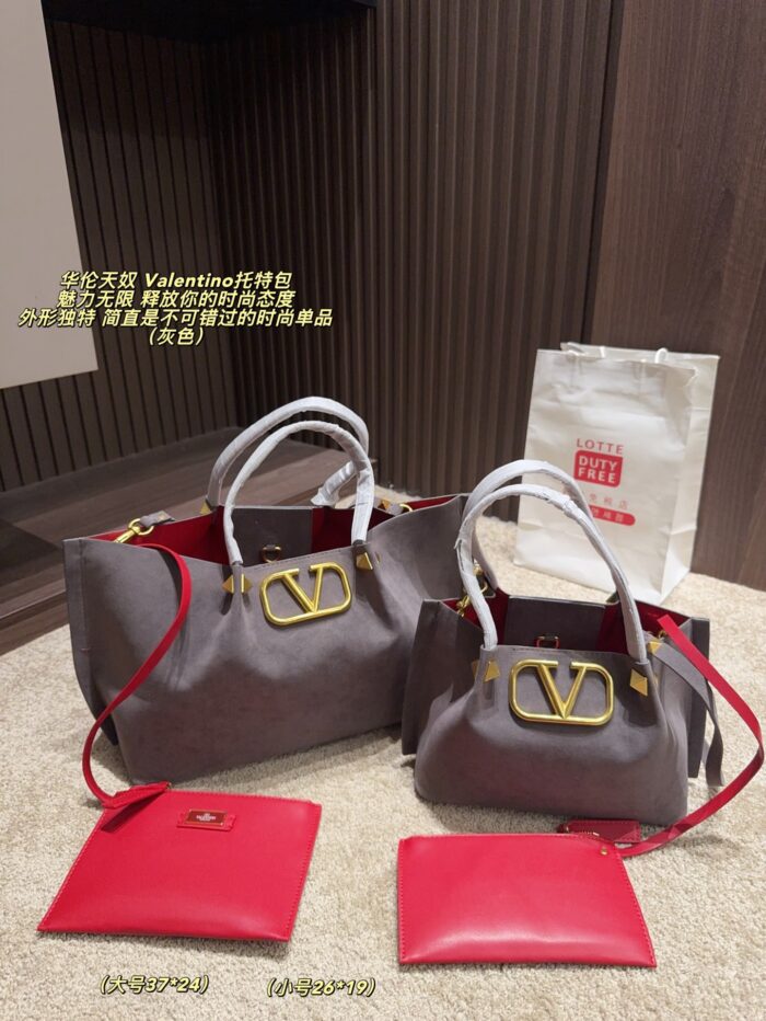 Valentino Tote Bag Distinctive Silhouette Multiple Colour Options Superb Texture Essential Fashion Piece - Image 12