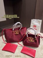 Valentino Tote Bag Distinctive Silhouette Multiple Colour Options Superb Texture Essential Fashion Piece - Image 14