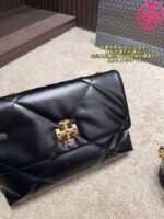 Tory Burch Kira Cloud Chain Bag Diamond Quilting Classic Silhouette Three-Dimensional Elegance Chain Strap For Underarm Or Crossbody Carry - Image 5
