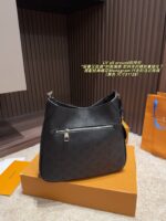 Louis Vuitton All Around Crossbody Bag Monogram Embossed Rounded Silhouette Versatile Generous Capacity Rear Zip - Image 2