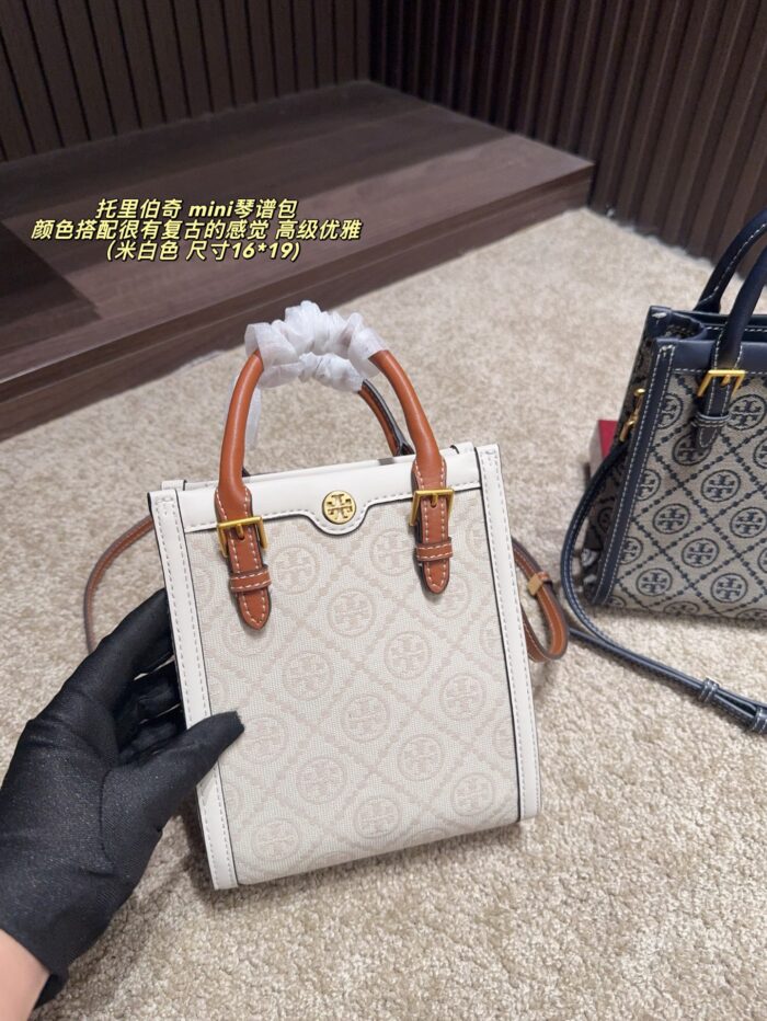 Tory Burch Mini Music Score Bag Retro Elegance Versatile For Commuting, Leisure, And Dates - Image 12