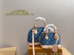 Louis Vuitton Denim Shell Bag Sweet Yet Edgy, Versatile And Stylish A Must-Have For Every Fashion-Forward Girl