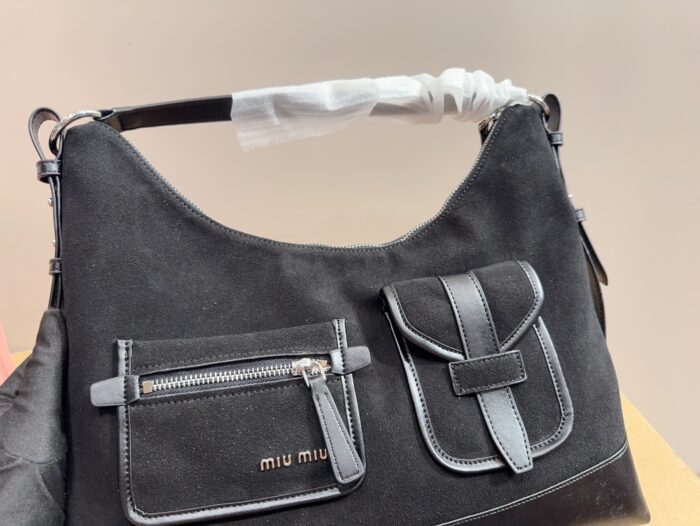 Miumiu Vintage Motorcycle Bag Multi-Pocket, Androgynous, Free-Spirited, Romantic, And Unconventional Refreshing And Enduringly Appealing - Image 5