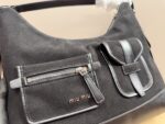 Miumiu Vintage Motorcycle Bag Multi-Pocket, Androgynous, Free-Spirited, Romantic, And Unconventional Refreshing And Enduringly Appealing - Image 6