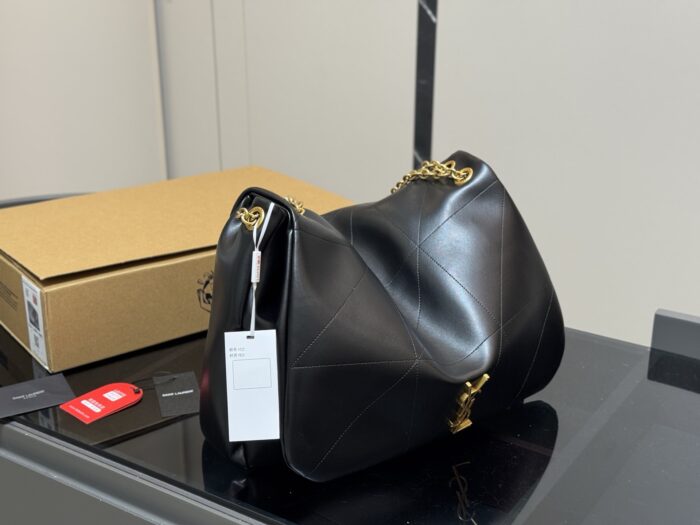 Saint Laurent Jamie Collection Chain Bag Sheepskin-Textured Metal Chain With Relaxed Design - Image 1