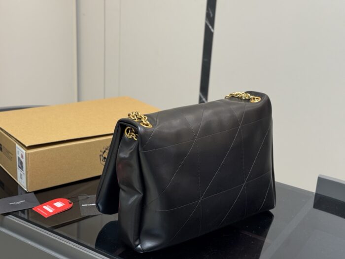 Saint Laurent Jamie Collection Chain Bag Sheepskin-Textured Metal Chain With Relaxed Design - Image 8