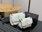 Yves Saint Laurent Niki Haute Couture Edition Soft-To-The-Touch Imported Cowhide Leather Grain Bag - Image 13