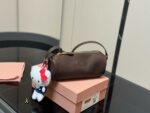 Miu Miu Suede Pencil Case Silky-Soft Texture Colours Straight From A K-Drama Heroine'S Wardrobe - Image 11