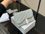 Dior Vintage Monogram Chain Bag Woc - Retro And Exquisite, Can Be Carried As A Clutch Or Crossbody - Image 3