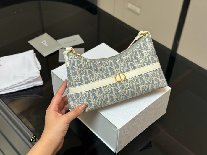Dior Miss Hobo Jacquard Underarm Bag Exudes Sophistication And Elegance - Image 2