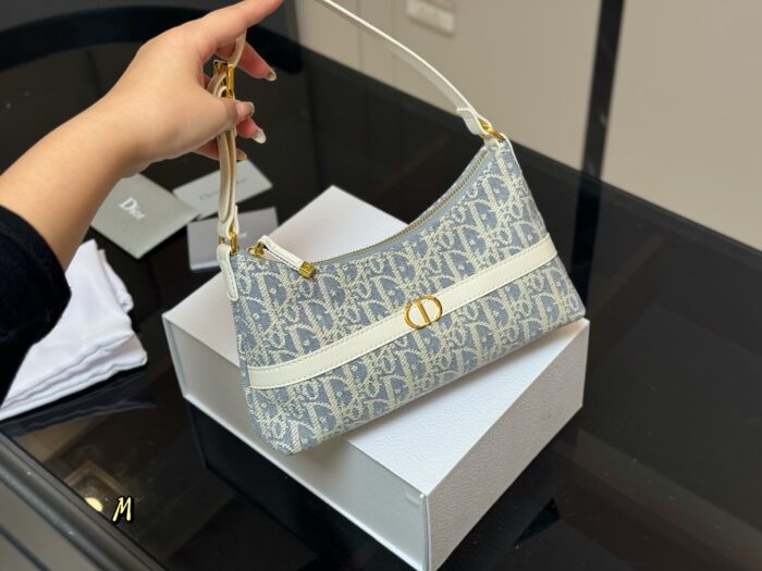 Dior Miss Hobo Jacquard Underarm Bag Exudes Sophistication And Elegance - Image 3