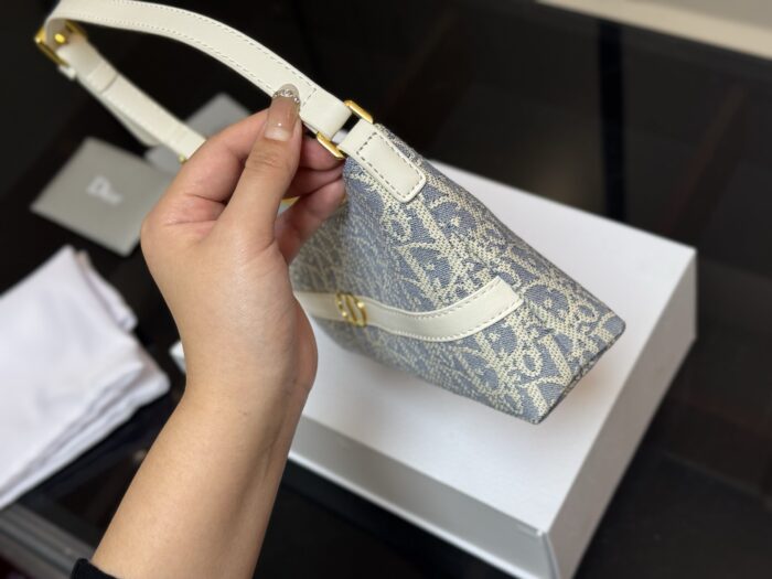 Dior Miss Hobo Jacquard Underarm Bag Exudes Sophistication And Elegance - Image 6