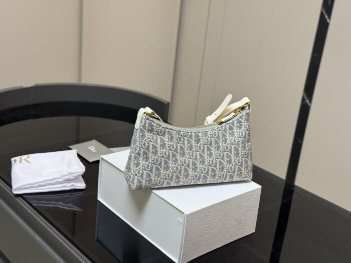 Dior Miss Hobo Jacquard Underarm Bag Exudes Sophistication And Elegance - Image 7