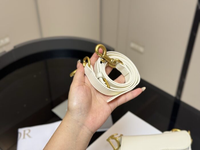 Dior Classic Monogram Saddle Bag With Roman Strap - Upgraded Version - Image 3
