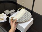Dior Classic Monogram Saddle Bag With Roman Strap - Upgraded Version - Image 7