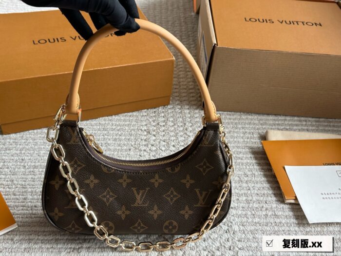 Louis Vuitton Catchy Little Darling Underarm Shoulder Crossbody Handbag Vegetable-Tanned Leather Shoulder Strap Generous Capacity Complete Gift Box Packaging - Image 11