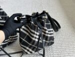 Burberry Women'S Check Bucket Bag Genuine Leather And Canvas Ultra-Lightweight And Practical Exquisite Craftsmanship - Image 15